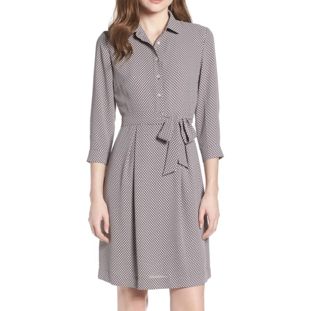 Anne Klein Women's Printed Shirtdress, Size 2